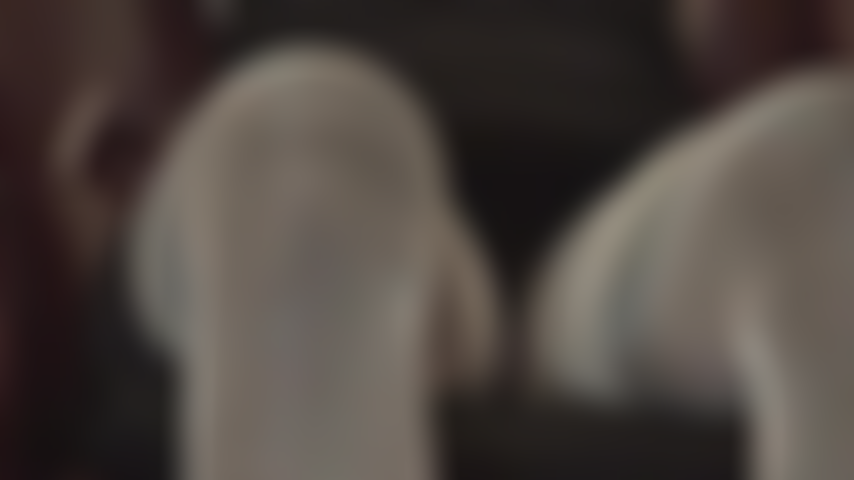 Silky pantyhose and stocking thighs teased by satin gloves - this view will have your dick throbbing, the opaque pantyhose sheer enough to catch a glimpse at mistress panties.