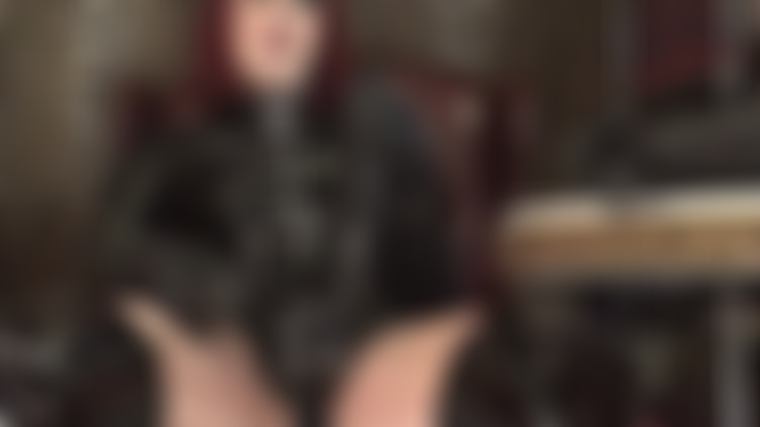 You're a cock loving bitch whore, aren't you?! Drooling at the sight of your Mistress stroking her two biggest strapons... massive black dicks you want to feel deep inside you.