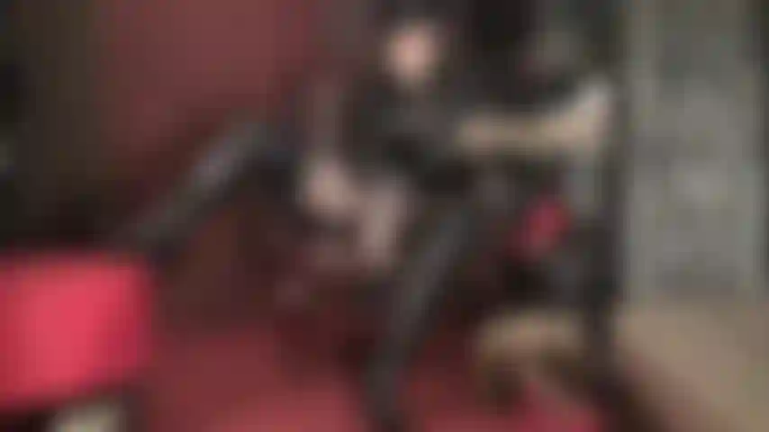 Dressed in PVC, swinging a big cock - Mean Goddess kicks your face with boots and uses your throat for her pleasure, spitting in your mouth.