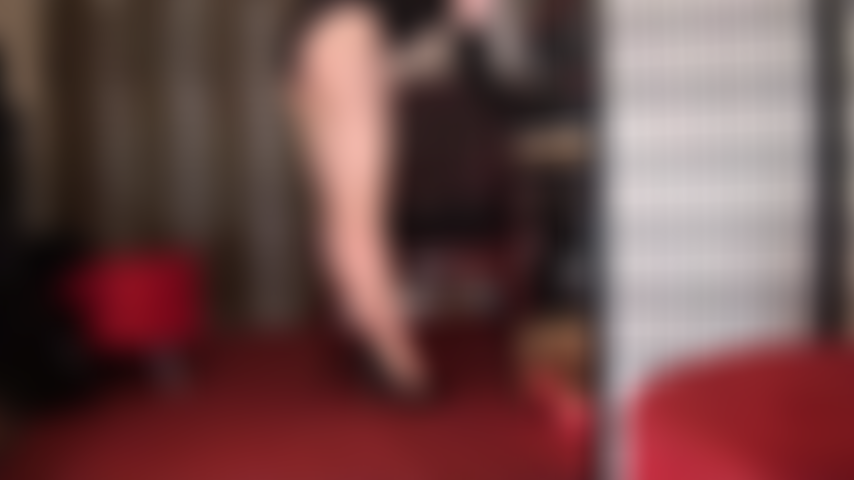 Nude pantyhose with black backseam and lace panties - stroke yourself for this seductive hosiery tease in gorgeous seamed sheer nylons.