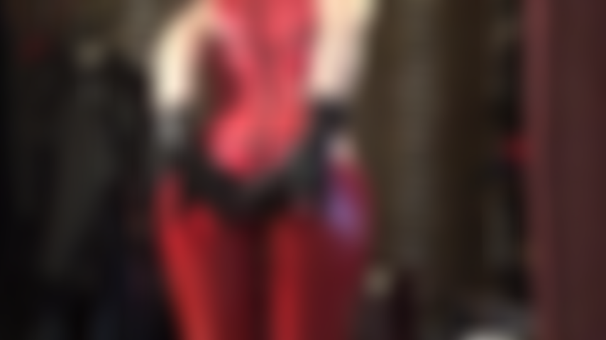 Ass Worship and Latex Gloved Handjob on Black Dildo - Mistress Vivian shines up her ass in latex catsuit, afterwards milks that cock dry with plenty of lube and spit.