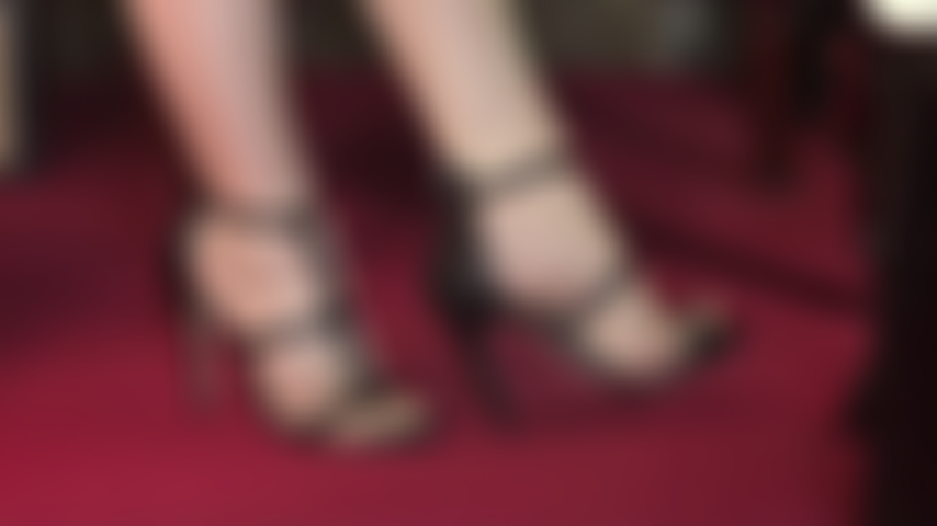 Beautiful strappy sandals step on your dick.