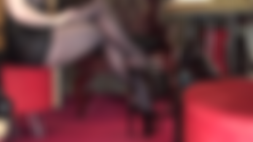 Squirting dildo trapped between pantyhose legs. Mistress Vivian milks the cock and uses cum lube until all of her wonderful legs are covered.