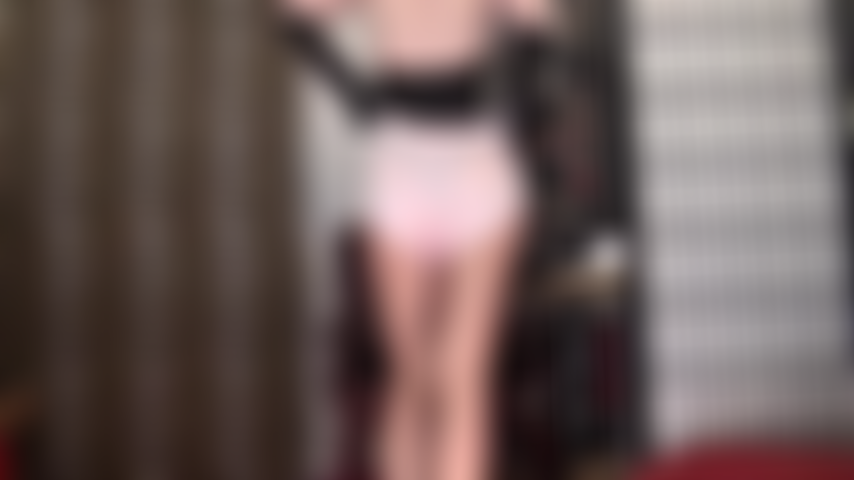 Pink floral satin girdle panties over shiny tan tights - Mistress Vivian makes these glossy full back panties look so beautiful on her perfect round butt.