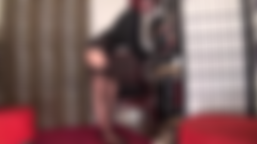 You need a good hard pegging and cock feeding with Mistress Vivian dressed in wonderful silky hosiery, black seamed stockings and garters over glossy nude pantyhose.