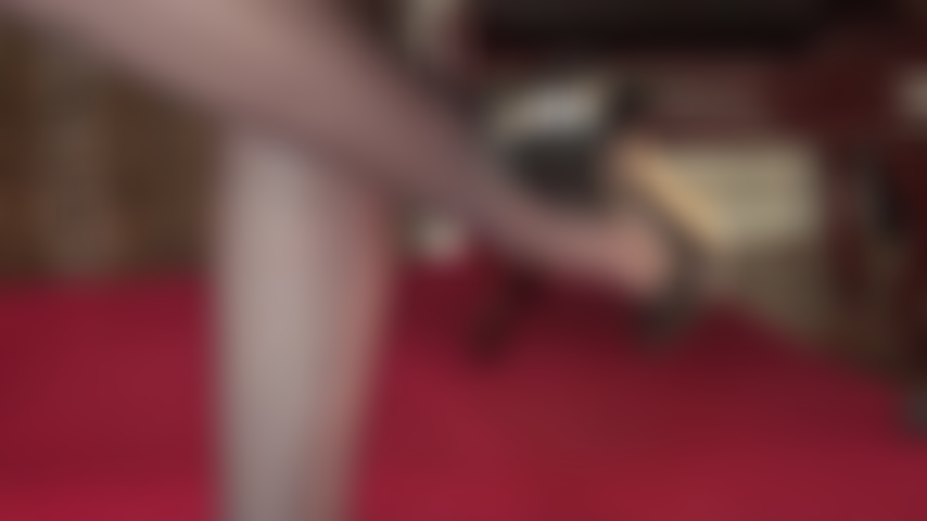 Shapely calves and gorgeous leather heels. Here is the view of Mistress Vivian's lower legs as your head is on the ground.