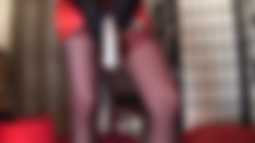 Silky satin, sexy stockings, corset, gloves and a big strap-on. Seduced into being my cock whore, Mistress Vivian teases with a glossy satin outfit and nylon layers.