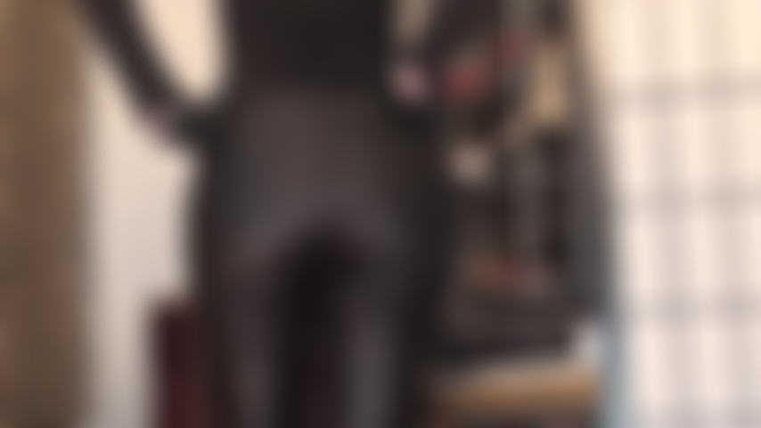 Facesitting, ass worship, hot leather look pants