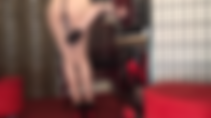 Mistress Vivian swings her round ass and a big cock in your face.