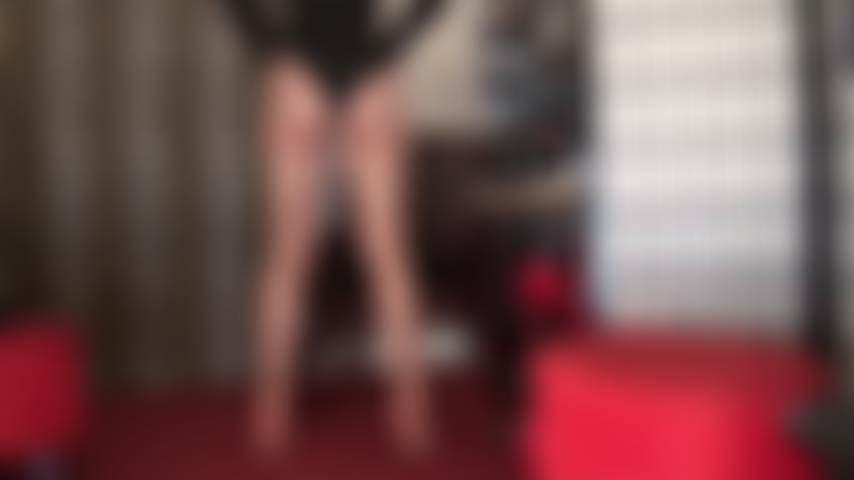 Gorgeous shiny pantyhose legs and strappy heels - Nothing presents Mistress Vivian's beautifully sculpted legs and bum in a pair of glossy nylons and bodysuit.