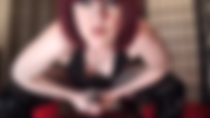 This giant cock is yours to take - Mistress shows you just how she's going to fill you up with her big dick.