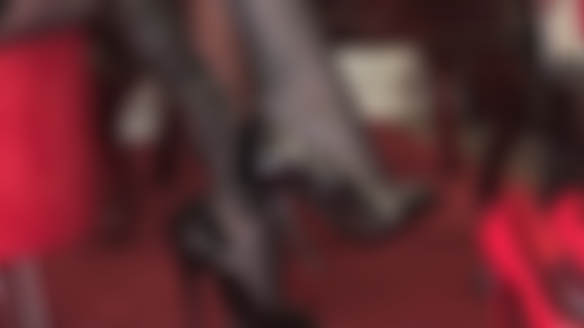 Sexy peeptoe pumps dangling and foot tease