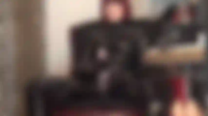 Strap-on domination - mistress, dressed in black shiny pvc fetish catsuit, makes her big tasty cock look extra delicious for you. All you crave is to feel that cock resting on your face while you suck on mistress' balls.