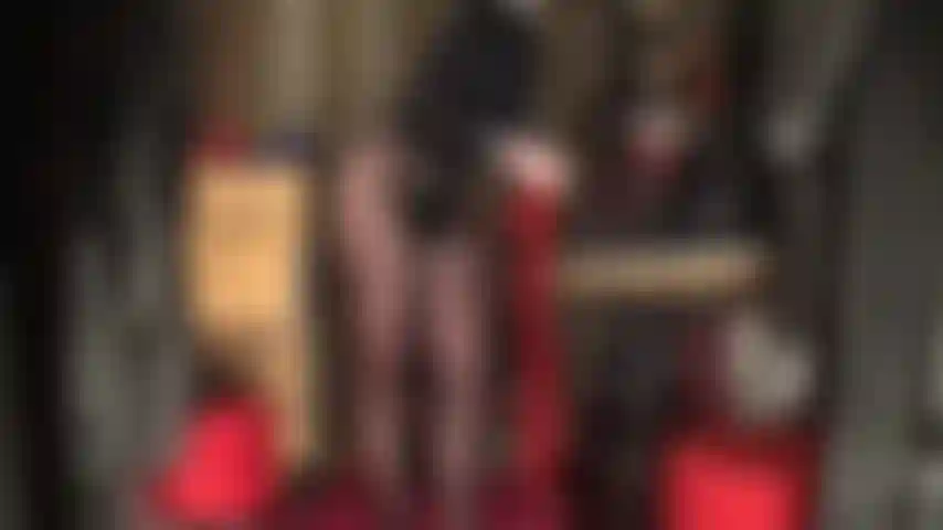 Wow so many glossy layers of pantyhose and stockings. Your nylon goddess teases with ass, legs and feet in shiny tights.