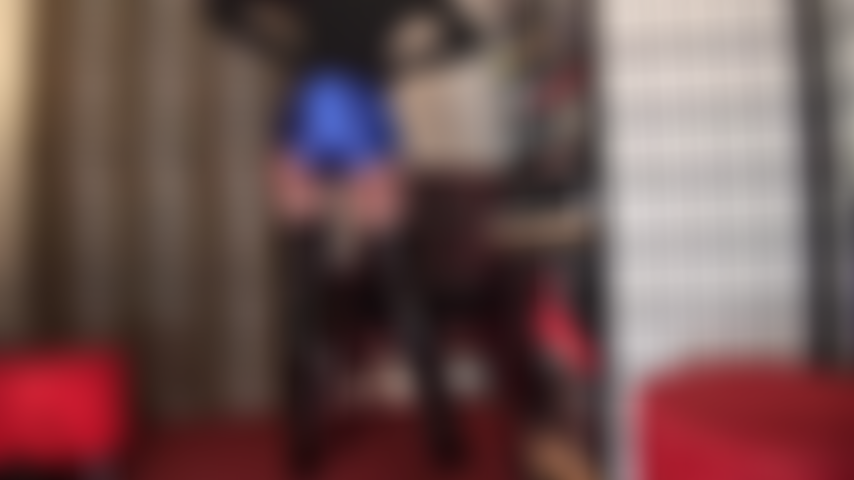 Shiny blue satin shorts and tall boots - Mistress Vivian's ass in hot shorts is a sight that will leave you drooling all over yourself. As the shorts get pulled tighter and tighter the pantyhose ass is just as amazing to worship.