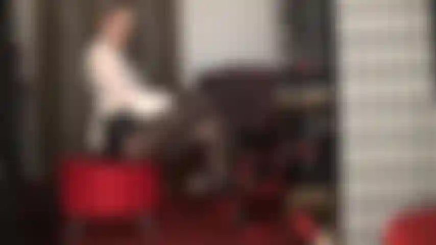 Double layer pantyhose tease - super shiny pairs of smooth nylons in oil sheen black and glossy nude to drive the leg and ass lover insane.