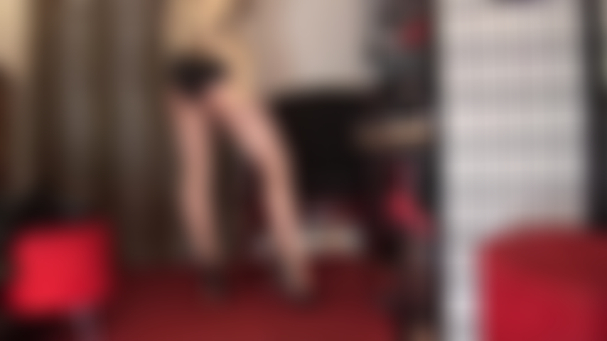 Everything is golden and glossy - The gold satin outfit and shiny gold pantyhose legs have you wanking like there is no tomorrow. Your Goddess knows how to tease every bit of cum out.