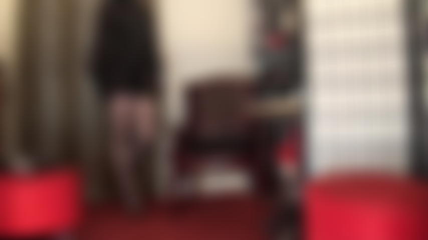 Seamed hosiery seduction - There is nothing quite as seductive as the backseam of a pair of sheer black nylons. Mistress knows how to tease you with her incredibly long legs and ass in pantyhose.