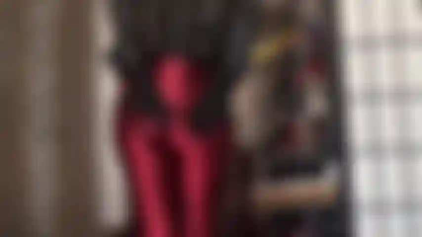 You admire my fantastic butt in everything tight and shiny, from a glossy pair of satin pants down to tan pantyhose.