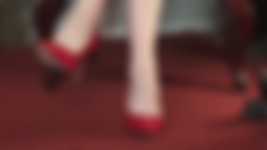 Bare foot lover - Your mouth is watering as Mistress starts to dangle her red pumps because the moment is near when you get to suck on her bare toes and lick the sweat from her tasty soles.