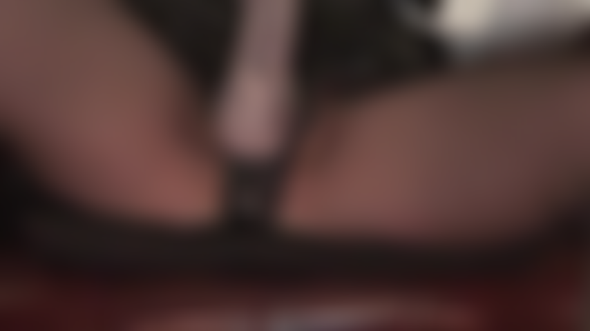 Cock worship - Nothing else matters when there is Mistress' dick dangling in front of your face.