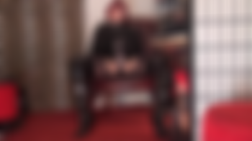 Strapon tease in stockings and tall boots - Mistress Vivian has you weak for her big cock, she strokes it slowly... right into your open whore mouth.