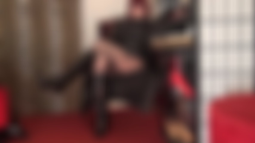 Boot worship - This pair of shiny steel heel stiletto knee boots deserves your immediate attention. Mistress takes great pleasure in using your tongue for boot cleaning duties.
