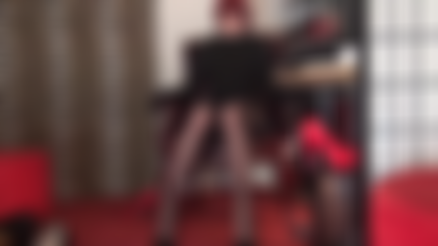 Between sheer pantyhose thighs - Lured in by her amazing long nylon legs, Mistress has you trapped between her thighs, intoxicated by her scent you are weak and compliant.
