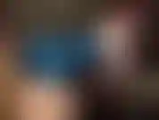 Worship my hot blue latex clad ass and shiny nude pantyhose.