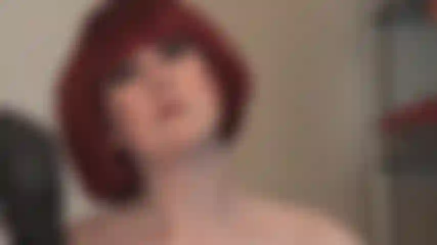 Hair combing fetish - her favorite wig, a vibrant red bob, and you love watching her comb it.