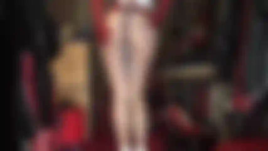 Strap-on and nylon ass - mistress jerks her big white cock from behind while smothering you with her shiny pantyhose ass.