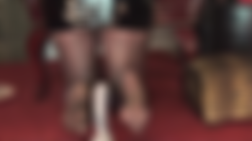 Can you handle 30 minutes of silky pantyhose feet teasing your slave cock in a reverse footjob?