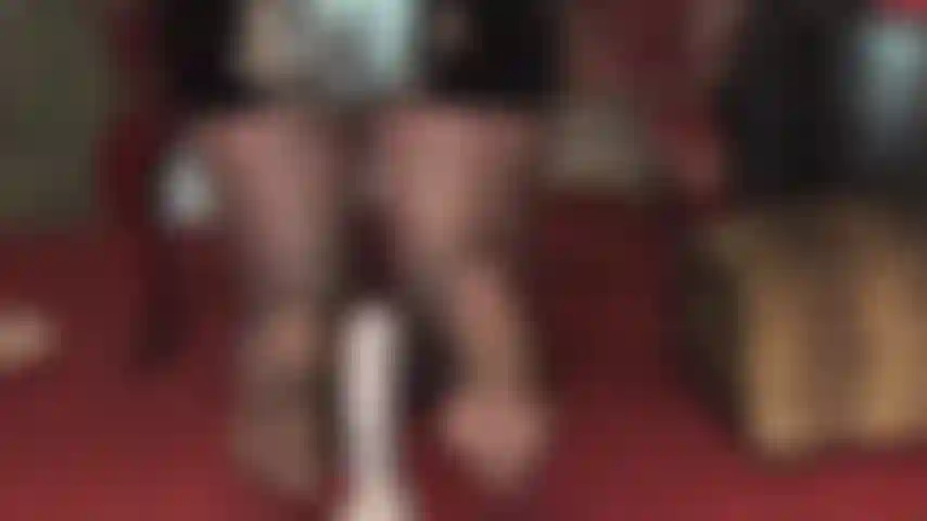 Can you handle 30 minutes of silky pantyhose feet teasing your slave cock in a reverse footjob?