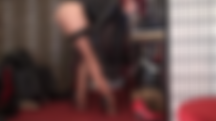Strappy sandals and tan stockings - Stockings make you so crazy, you want to rub your cock all over my shiny stockings and fuck the stocking tops. Mistress strokes your hand with gloved hands and heels.