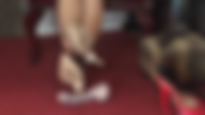 That penis of yours can serve the purpose of being Mistress' foot rest. With her heels up, resting on your erect shaft, you will feel her whip on your cock head and useless balls.