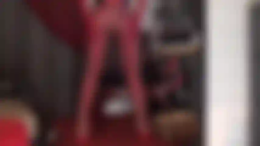 Can you handle this much shine? Mistress vivian teases in extremely glossy nylon layers.