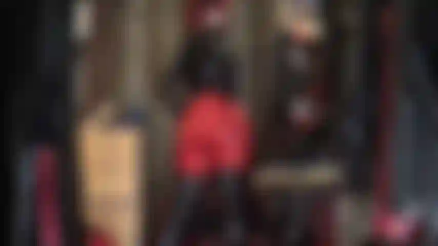 Bow down to my amazing round butt in tight red leggings, patent leather overknees and shiny vinyl jacket with leather gloves. I demand you jerk for my ass as i work those glutes.