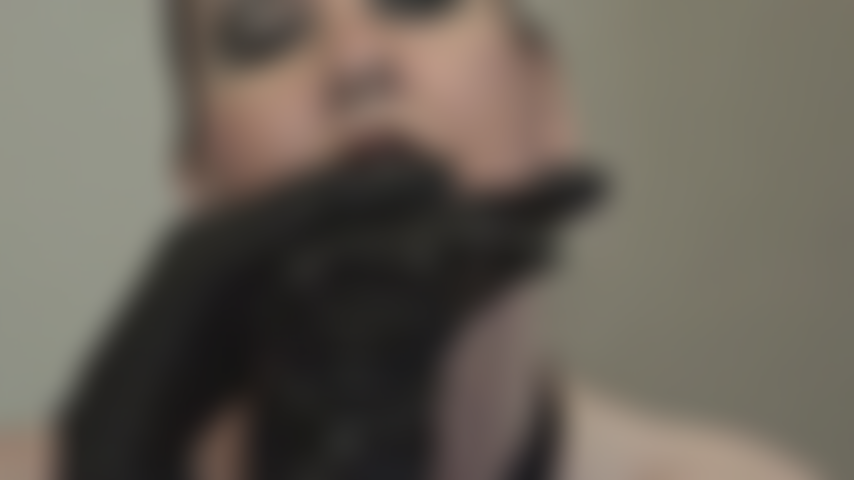 Cruel intentions in black leather - Mistress wears black leather gloves and has cruel intentions.