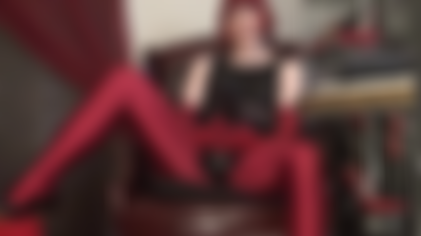 Mistress is your cum feeder - She needs your slut mouth all over her big cock. Open wide, and suck it good!
