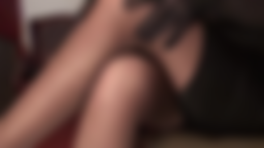 Findom, tease and denial, upclose and very personal - Mistress' pantyhose thighs with a view in between them awakens desires deep within you.