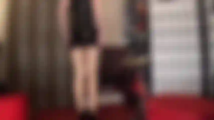 Super shiny and slick black latex mini skirt and glossy nude pantyhose layers have your cock excited as mistress vivian bends over teasing with hot upskirt views while massaging every bit of cum from your cock.