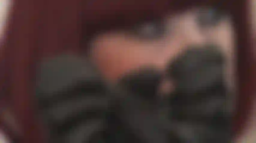 Vicious leather gloves - with a smile on her face, mistress destroys you with her leather gloves...