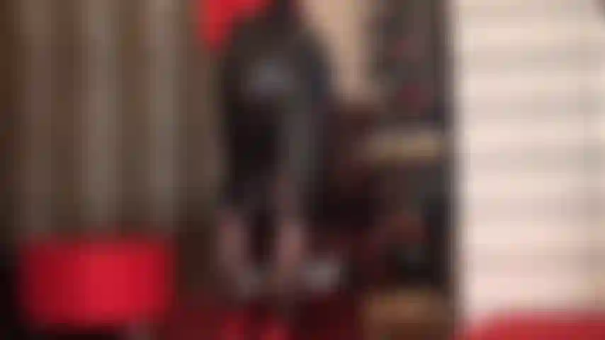 Ass worship in black leather pencil skirt and black pantyhose.