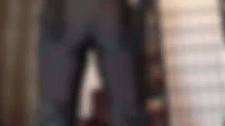 Black spandex pants ass worship - so tight, so shiny, you adore mistress round butt and crotch in lycra leggings.