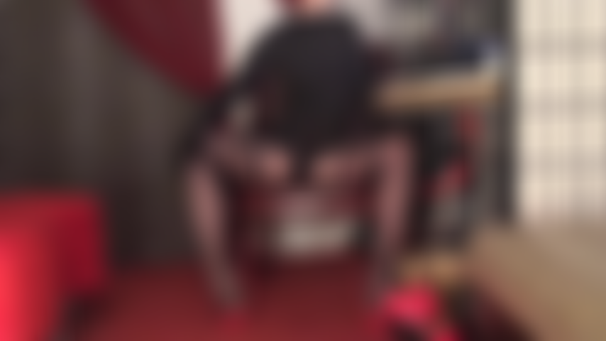 Seamed black stockings and garters - Mistress Vivian knows your greatest weakness are stockings. The silky stockings on Mistress' long legs, the seams leading up to the garter belt perfectly framing her round butt, garter straps played with... such tease.