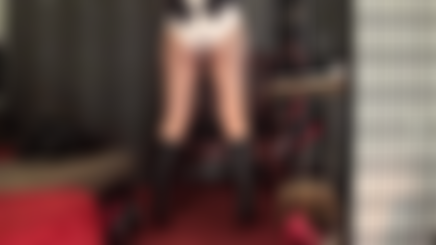 Addicted to white satin panties - mistress has your cock throbbing so hard teasing you in shiny white knickers.