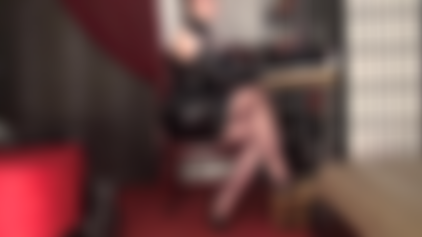 Mistress Vivian entices you to stroke for her perfect round pantyhose-clad ass and and wide hips.