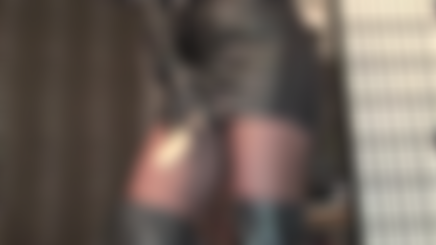 This leather Goddess has you worshiping a tasty cock peeking out from under her leather mini skirt, milking it straight into your open mouth.