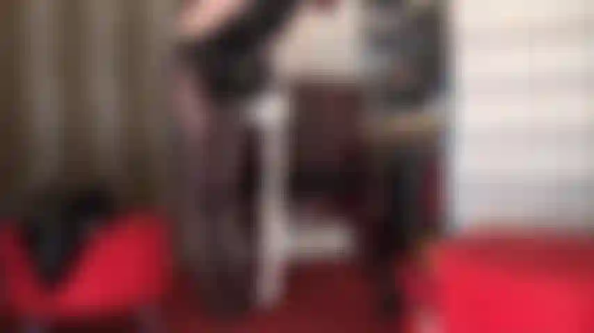 Massive black cock in pantyhose gets your little dicklet excited.