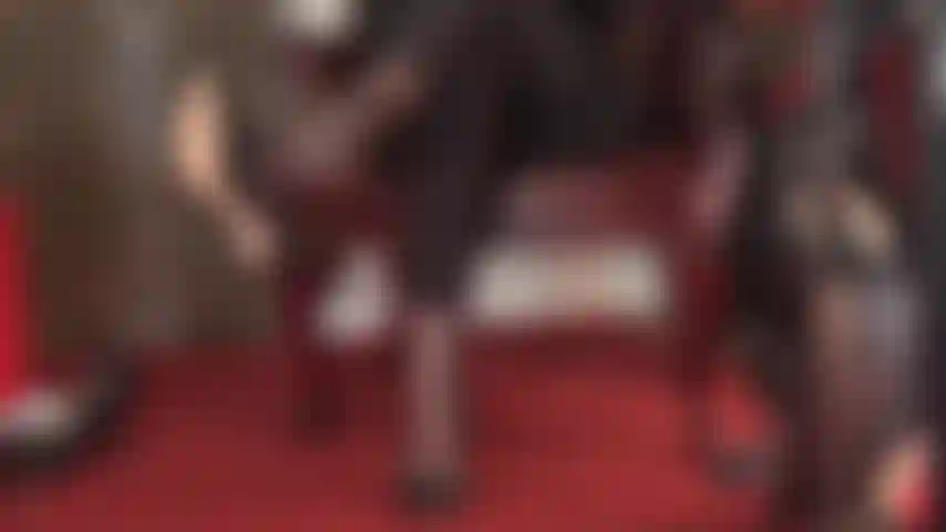 Sexy dangling tease, legs crossing, black leather heels, leggings and foot worship in 5-toe pantyhose.